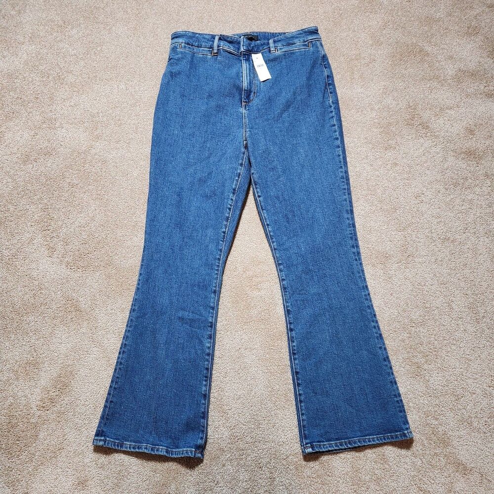 Ann Taylor Jeans Women 10 Curvy High Rise Perfect Pocketing The Boot Ankle NWT